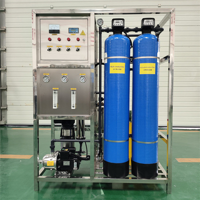 500LPH 純水逆オスモスシステム 産業用RO水フィルター水処理