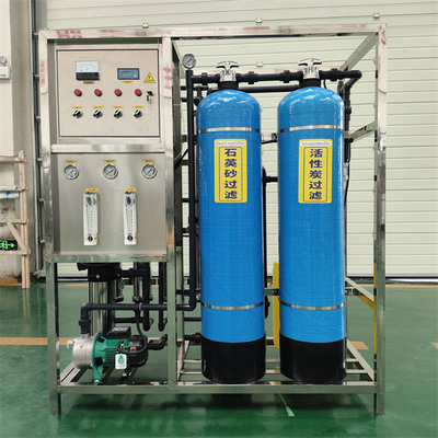 1T ダブルタンクRO水処理装置 リバースオスモース水処理機械設備システム装置