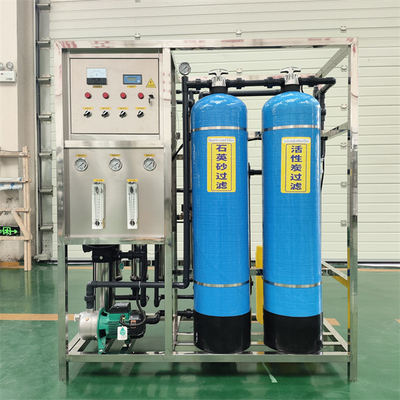 アシドとアルカリに耐える水処理機械 1 T ダブルタンク リバースオスモース水浄化システム